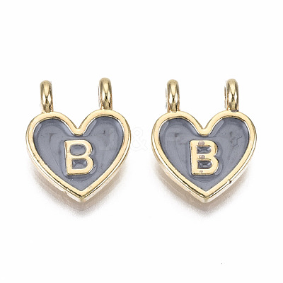 Alloy Enamel Charms X-ENAM-T012-02B-RS-1
