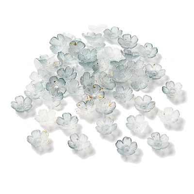 Acrylic Bead Caps OACR-Z028-03B-1