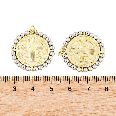 Rack Plating Brass Pendants KK-P269-16G-B-1