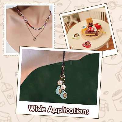 15Pcs 5 Colors Baking Paint Alloy Pendants FIND-CJ0005-89-1
