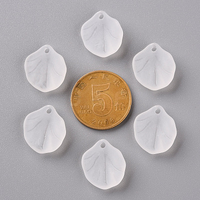 Transparent Frosted Acrylic Pendants MACR-S371-02A-701-1