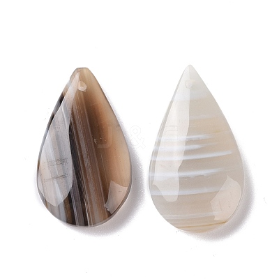 Natural Botswana Agate Pendants G-E572-07-1