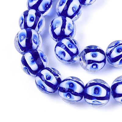 Handmade Lampwork Beads Strands LAMP-N028-20A-1