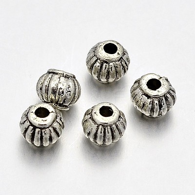 Tibetan Style Alloy Lantern Spacer Beads X-PALLOY-E381-06AS-NR-1