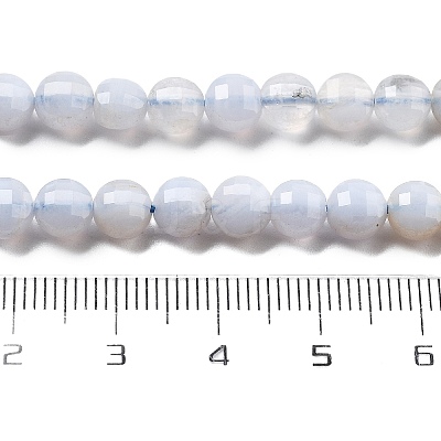 Natural Blue Lace Agate Beads Strands G-C179-A08-02-1