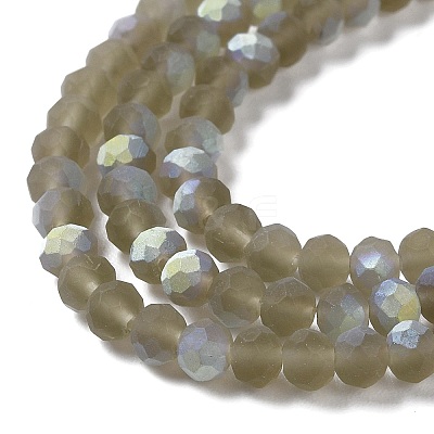 Transparent Glass Beads Strands X1-EGLA-A034-T4mm-MB16-1