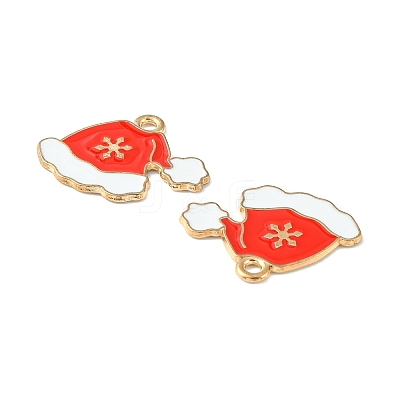 Christmas Alloy Enamel Pendants ENAM-D047-09LG-05-1