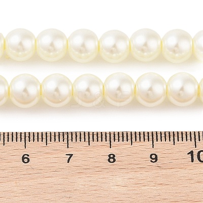 Eco-Friendly Glass Pearl Beads HY-J002-8mm-HX065-1