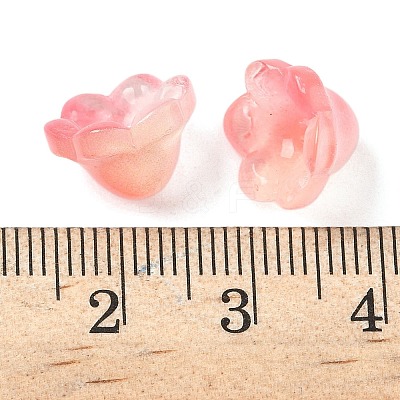 Transparent Glass Beads Caps GLAA-B028-01I-1