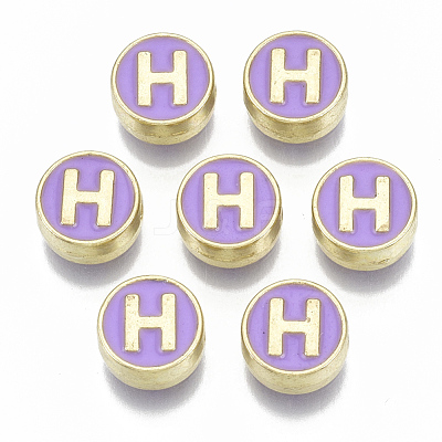 Alloy Enamel Beads X-ENAM-S122-028H-NR-1