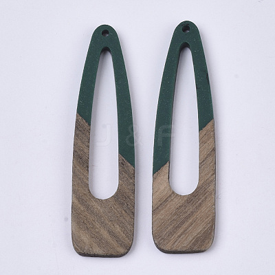 Resin & Wood Big Pendants RESI-S358-99J-1