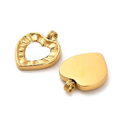 304 Stainless Steel Pendants STAS-R151-02G-1