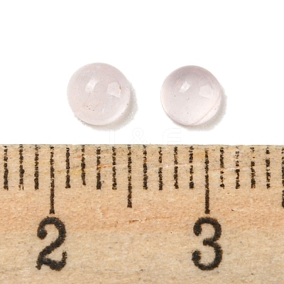 Natural Rose Quartz Cabochons G-H309-03-58-1