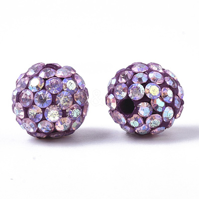 Pave Disco Ball Beads RB-T017-04-01-1