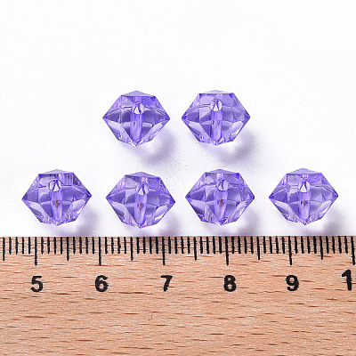 Transparent Acrylic Beads X-TACR-S154-15B-47-1