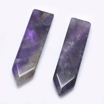 Natural Amethyst Cabochons G-P384-E16-1