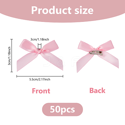 Bowknot Polyester Brooches LS-JEWB-WH0028-68B-1