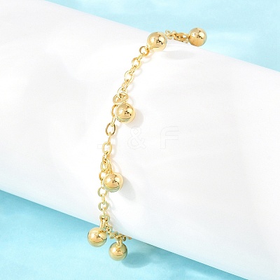304 Stainless Steel Charm Bracelets BJEW-D458-02G-1