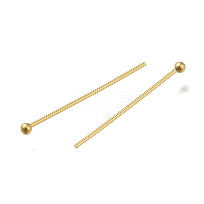 Brass Ball Head Pins KK-H502-03C-G-1