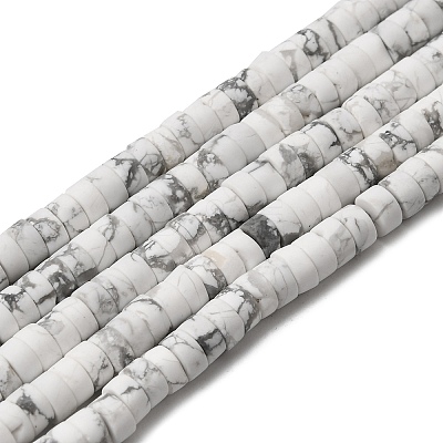 Natural Howlite Beads Strands G-Z089-A02-1