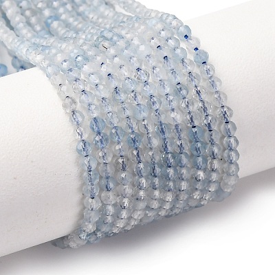 Natural Aquamarine Beads Strands G-F509-02-2mm-1
