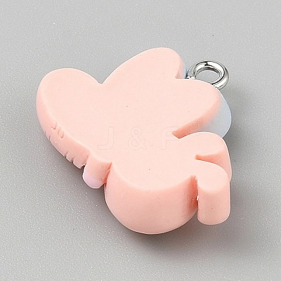 Opaque Resin Pendants LS-RESI-CJC0020-37D-1