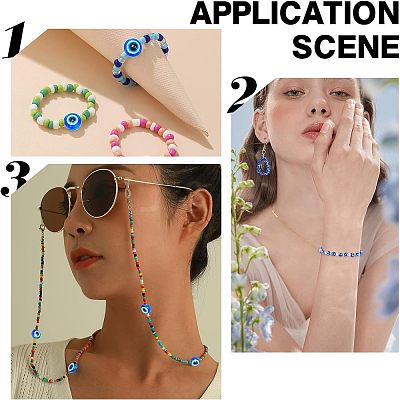 720Pcs 24 Style Resin Beads RESI-NB0001-48-1