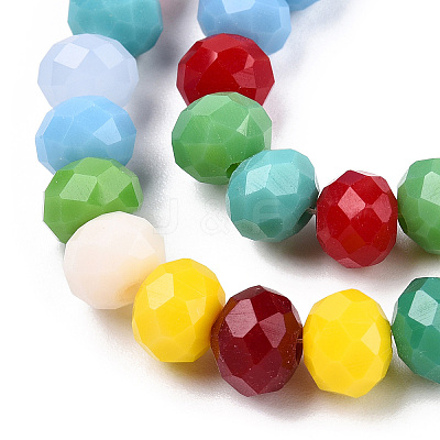 Glass Beads Strands EGLA-T013-03E-1