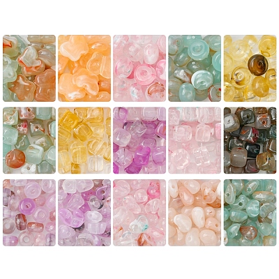 DIY Acrylic Beads Bracelets Making Kits DIY-FS0008-20-1