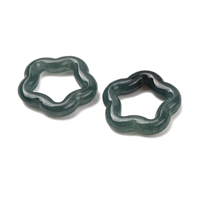 Natural Myanmar Jadeite Linking Rings G-Z155-06-1