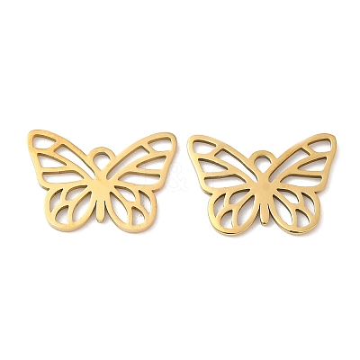 201 Stainless Steel Pendants STAS-A084-05G-1