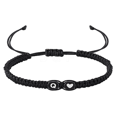 1Pc Adjustable Nylon Cord Braided Bracelets for Women Men BJEW-LP0001-31A-Q-1