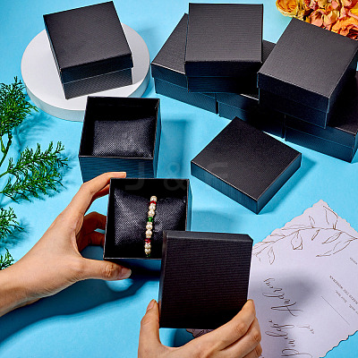 Rectangle Paper Jewelry Gift Boxes CON-TAC0010-91H-1