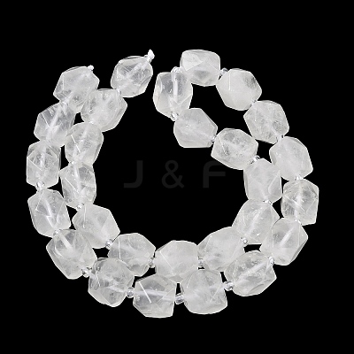Natural Quartz Crystal Beads Strands GG-CBAF8A8-A14-01-1