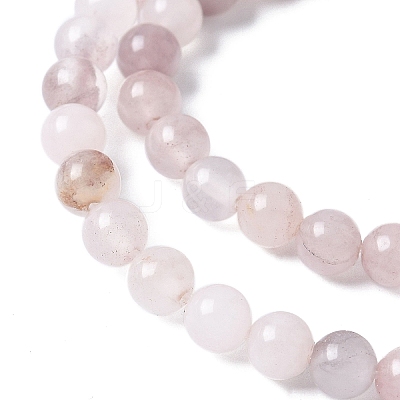 Natural Violet Strawberry Quartz Beads Strands G-P530-B02-01-1