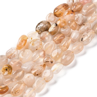 Natural Cherry Blossom Agate Beads Strands LS-G-G146-A31-01-1