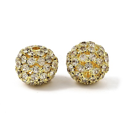 Brass Rhinestone Beads RSB082-NFG-1