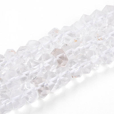 Natural Quartz Crystal Beads Strands G-N347-09A-01-1
