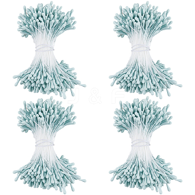Gypsum with Cotton Cord Artificial Flower Core DIY-WH20007-36A-06-1
