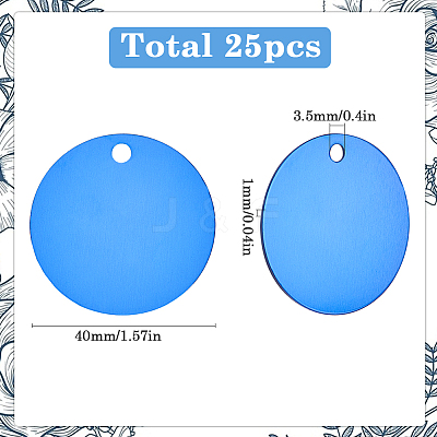 25Pcs Aluminum Pendants FIND-SP0002-68A-01-1