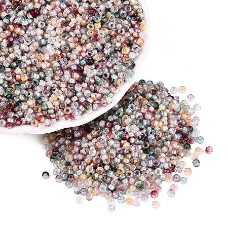 Baking Paint Glass Seed Beads SEED-Q041-03A-14-1