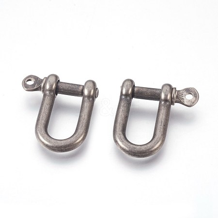 304 Stainless Steel Screw D-Ring Anchor Shackle Clasps STAS-E446-30A-AS-1