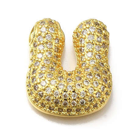 Brass with Cubic Zirconia Pendants KK-Q818-02U-G-1