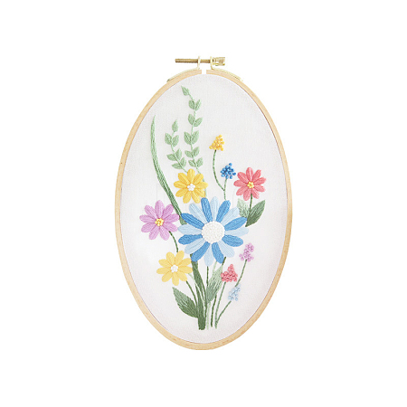 Embroidery Starter Kits DIY-P077-058-1