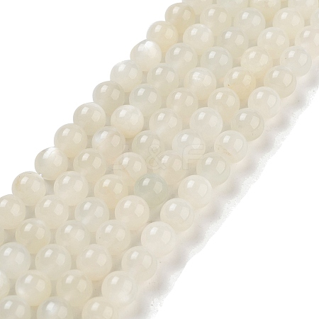 Natural White Moonstone Beads Strands G-D294-8mm-1