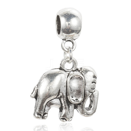 Tibetan Style Alloy Pendants PALLOY-P122-14AS-1