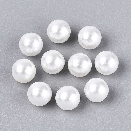 ABS Imitation Pearl Acrylic Beads OACR-S011-8mm-02-1