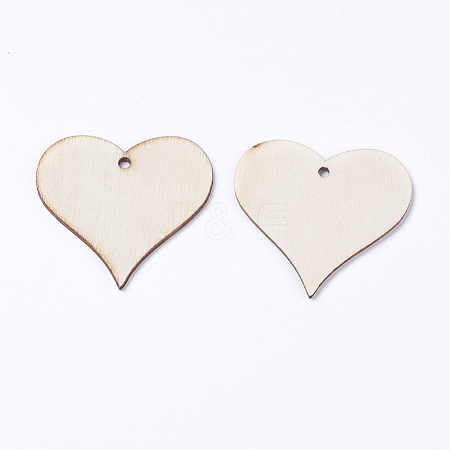 Undyed Wood Big Pendants WOOD-WH0006-01C-1