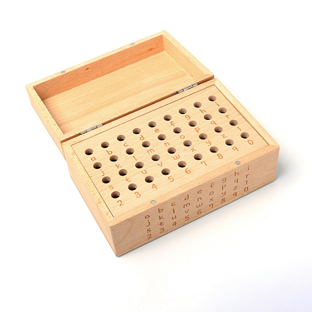 Wooden Leather Stamp Tools OBOX-WH0010-01A-1