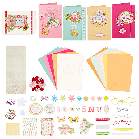 Envelope & Card Kids Craft Kits DIY-WH0021-37-1
